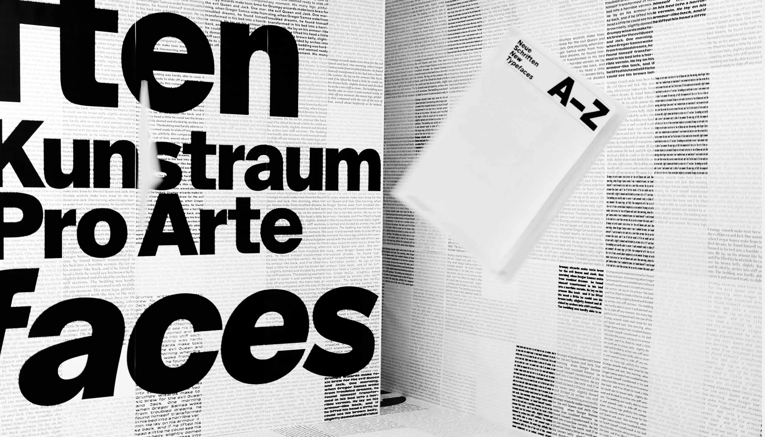 »Neue Schriften« exhibition design