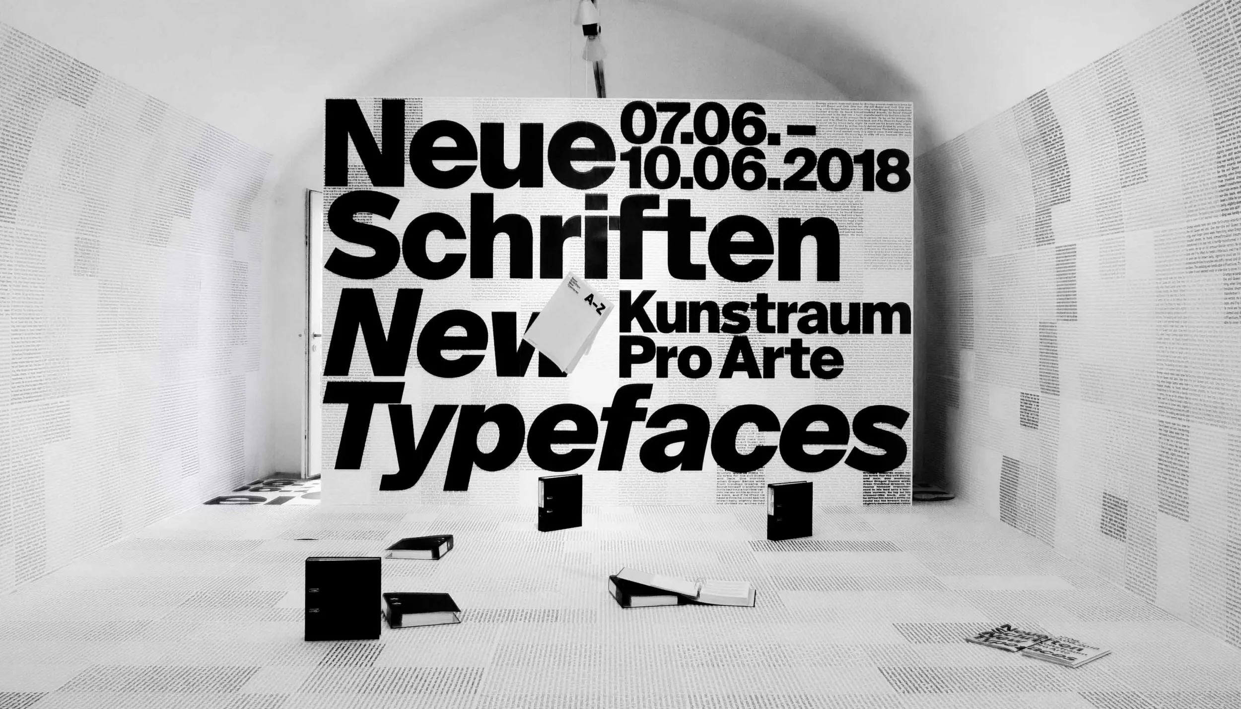 »Neue Schriften« exhibition design